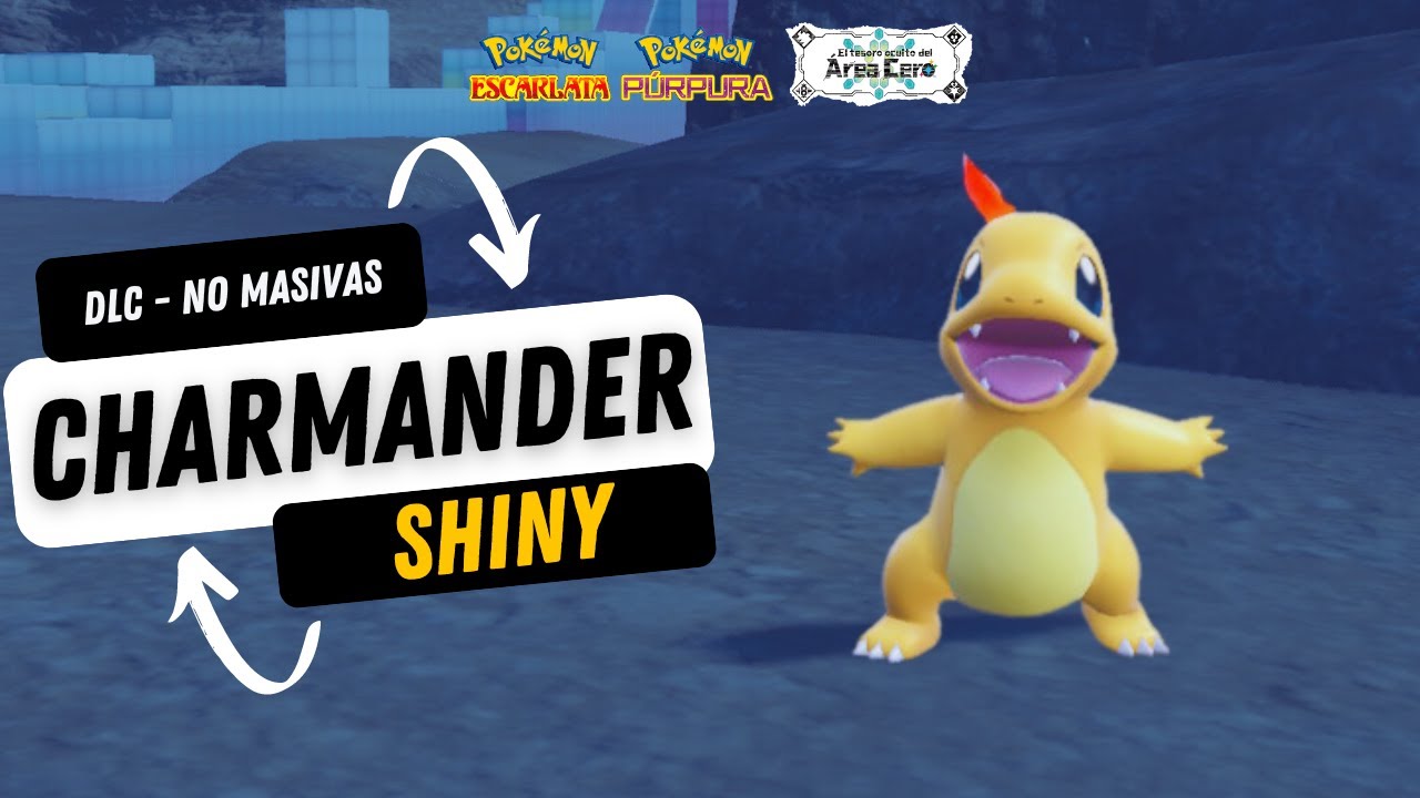✨ OBTEN TU CHARMANDER SHINY!✨FACIL ✨ Pokemon Escarlata y Púrpura - DLC