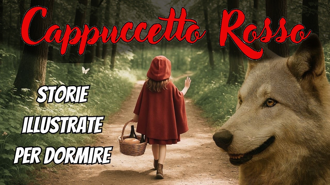Cappuccetto Rosso e il Lupo – Fiaba della Buonanotte per Bambini | Storia Illustrata per dormire