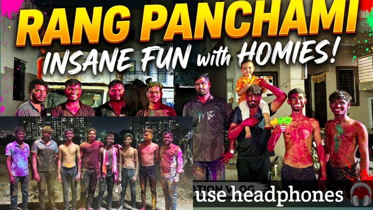 Rang panchami🫟with my homies | insane fun 🤣| 