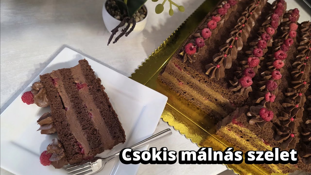 Csokis málnás szelet 🍫🍫🍰