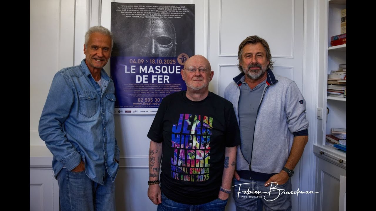  [INTERVIEW] de Thierry Debroux et Bernard Yerlès pour la pièce Le Masque de Fer au Théâtre du Parc