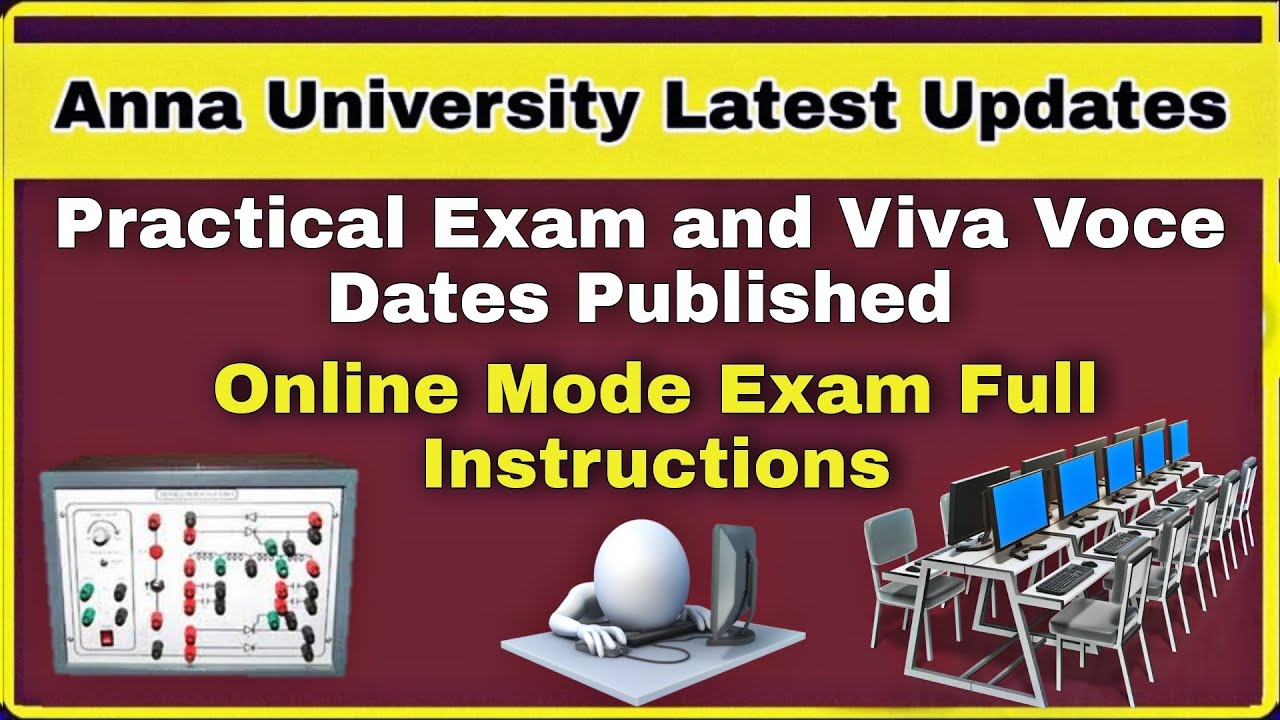 Anna University Practical Exam and Viva Voce updates and Instructions 👍