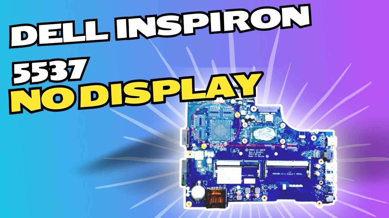 Dell Inspiron 5537 без дисплея