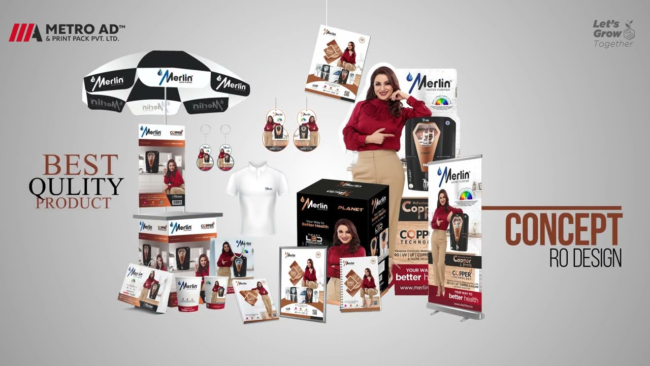 क्या आप RO BRAND बनाना चाहते है ? | Metro Ad And Print Pack | details in the description...