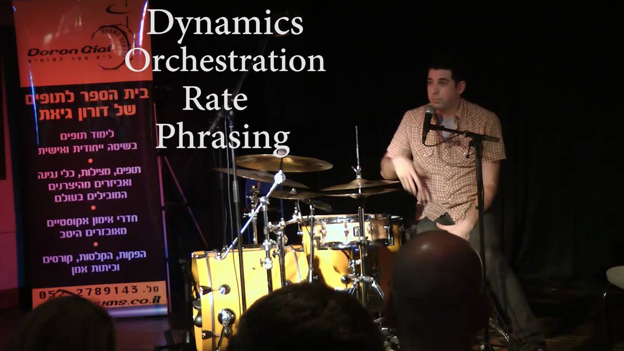 Mark Guiliana 1 - Master Class at Doron Giat's Music School - Tel Aviv
