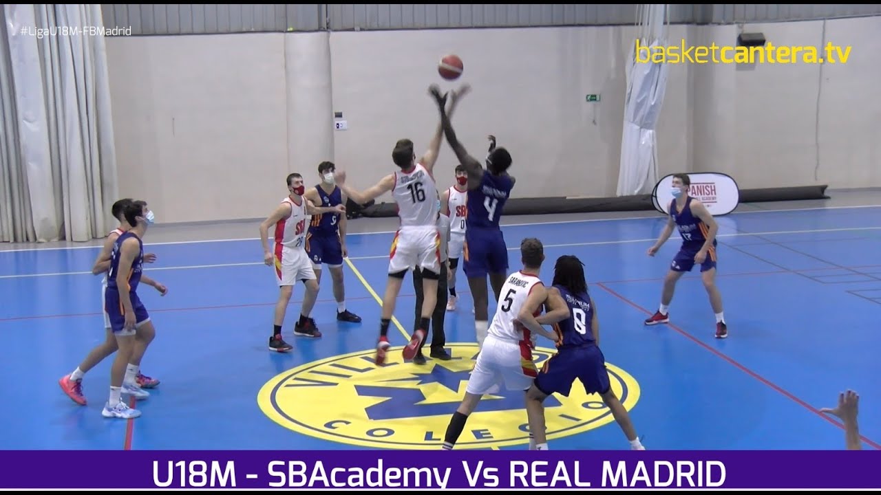 U18M - SB ACADEMY vs REAL MADRID. Liga Junior FBMadrid (28/11/21) #BasketCantera.TV