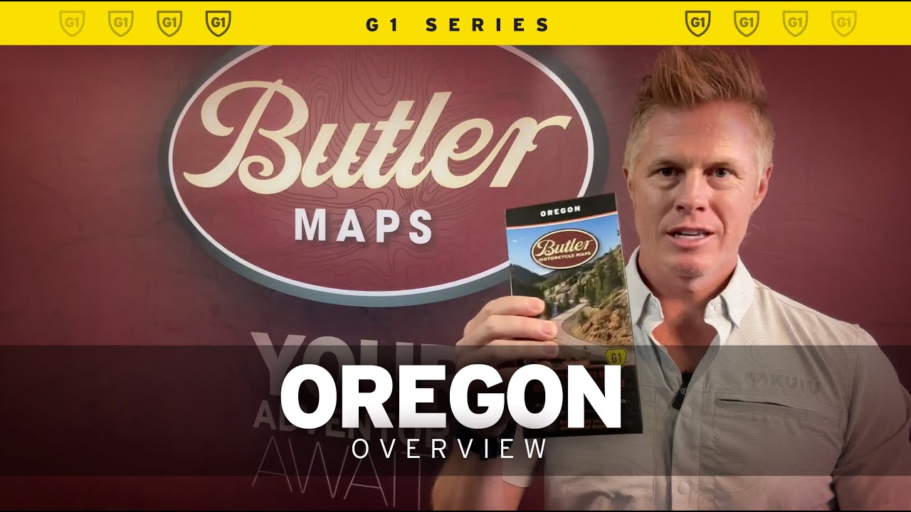 Best Paved Roads In Oregon | G1 Series Map