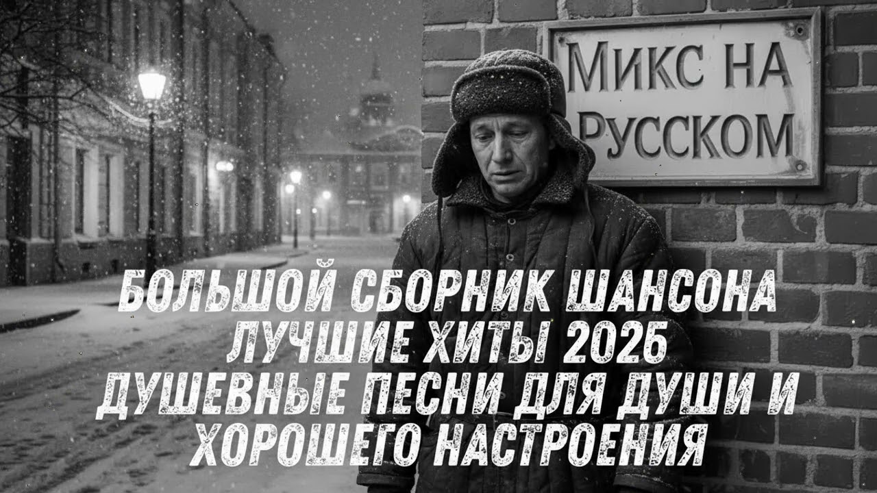 ❄️ Большой сборник шансона – зимние душевные песни для грусти и тишины души