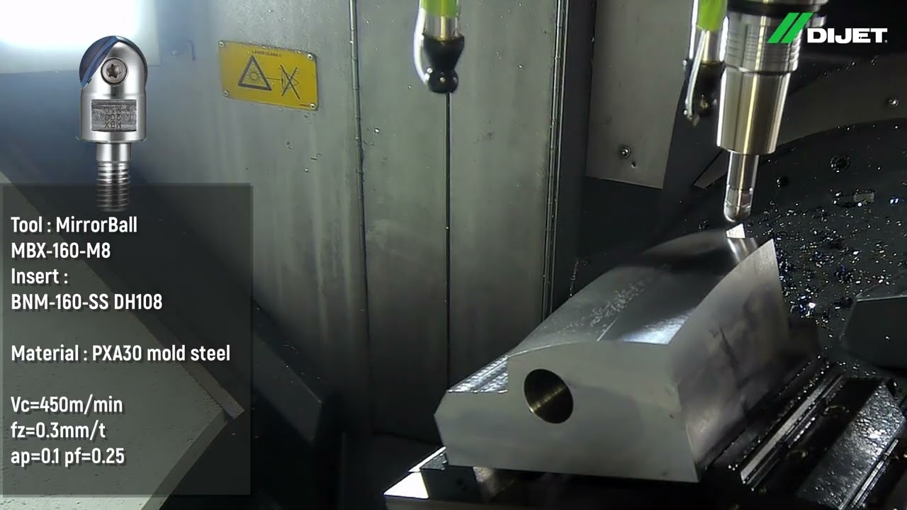 #99 Different Machining Processes on mould steel (PXA30)