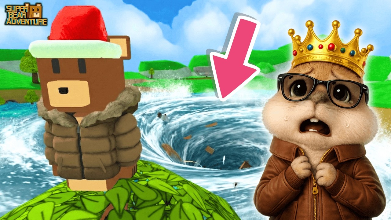 ✅CARA SEMBUNYI DI DESA BERUANG🐻Super Bear Adventure 12.1.3