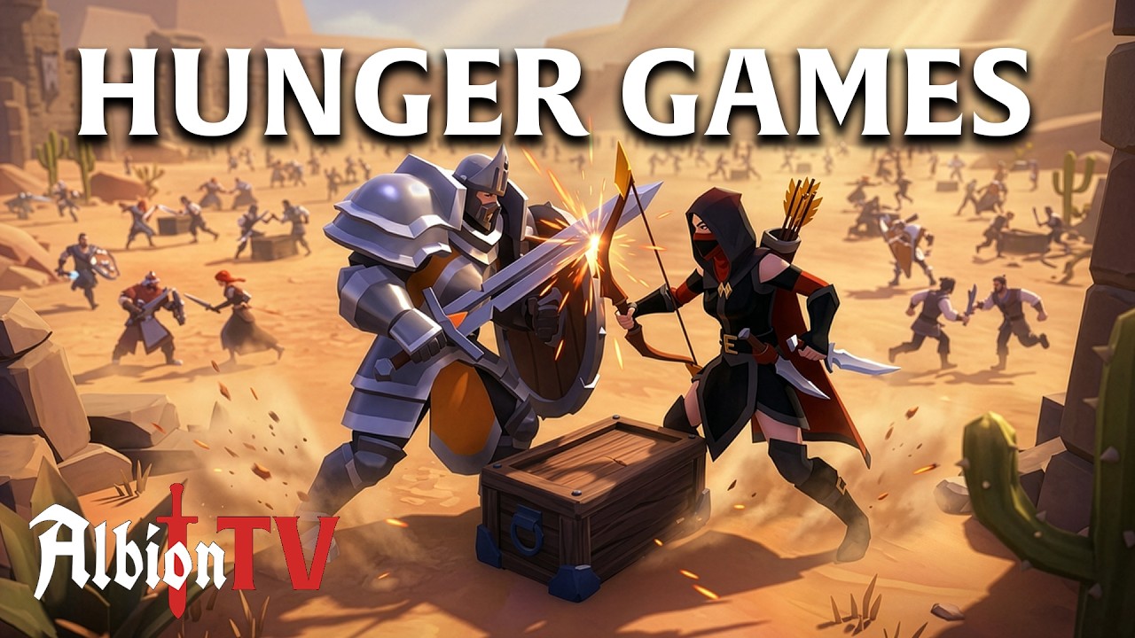 100 Players Face Off in Albion Online HUNGER GAMES!