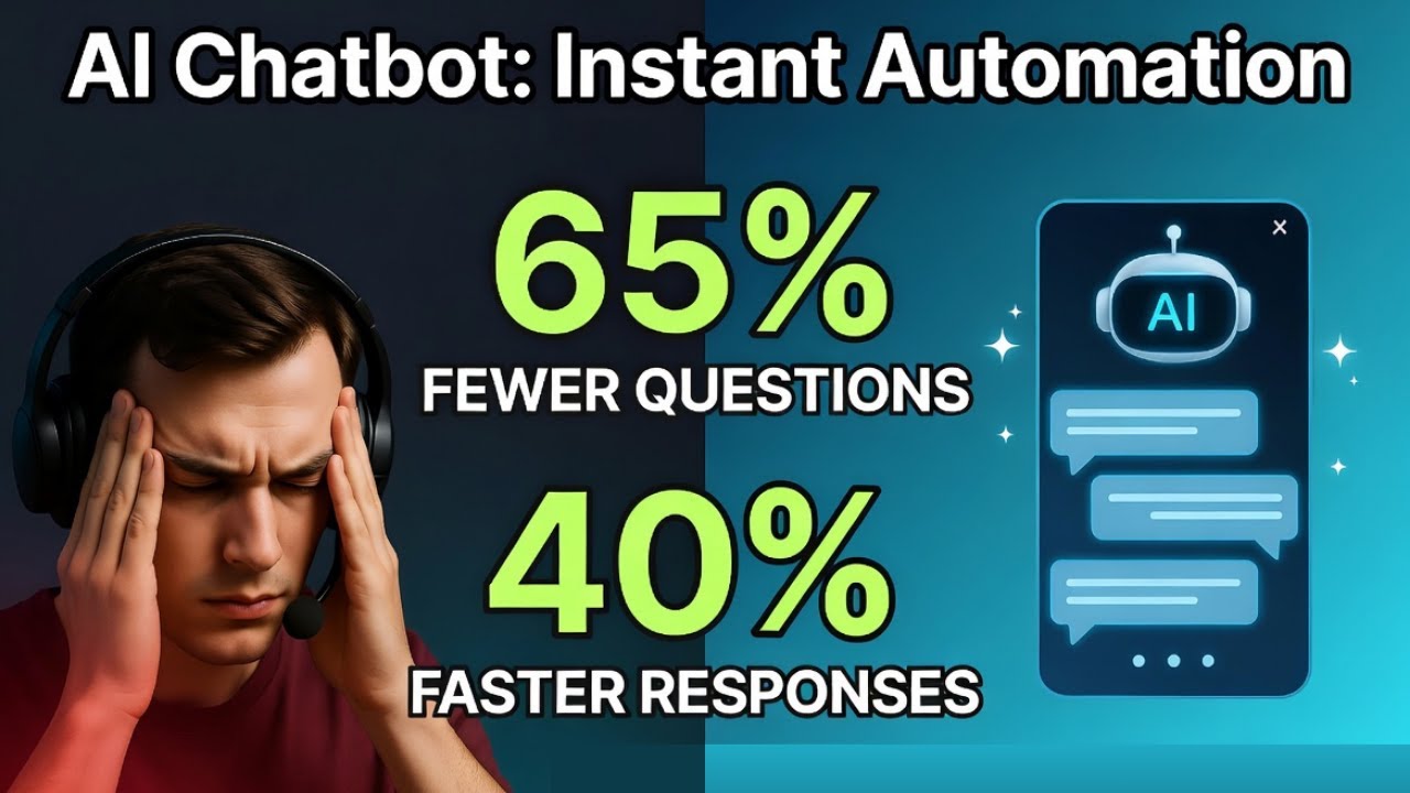 AI Chatbot for Business Support Cut Response Time 40% & Save 20 HoursWeek