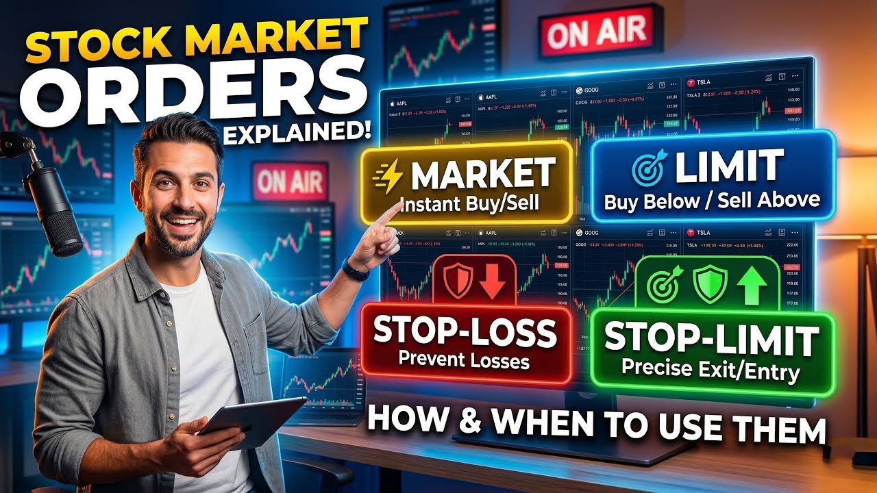 Order Types EVERY Trader Must Know (Before Your Next Trade) #DayTrading