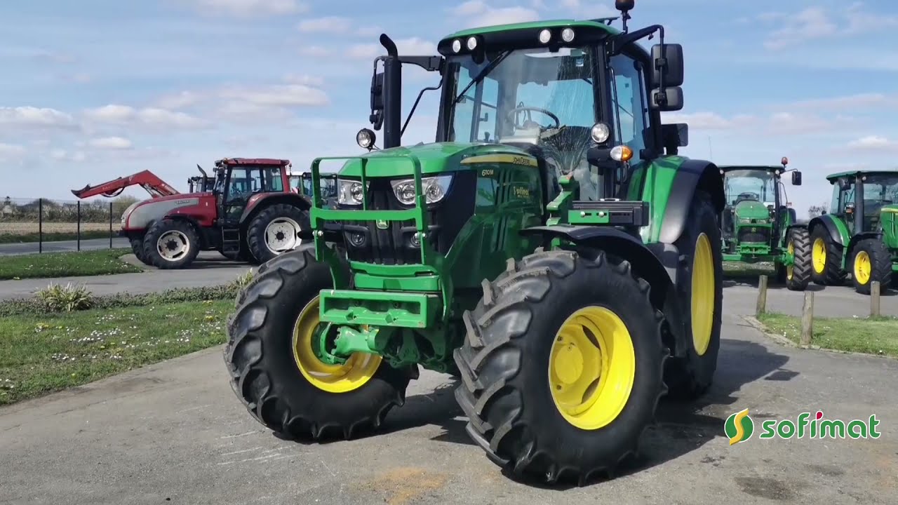 Vidéo tracteur N° 133796 - JOHN DEERE 6110M