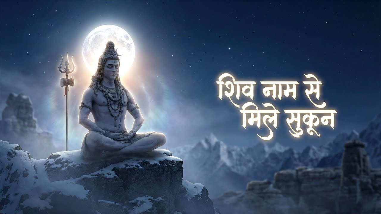 रात भर मन शांत रहे 🙏 | नींद न आए तो सुनिए यह शिव भजन | Night Shiv Bhajan | New Shiv Bhajan 2026