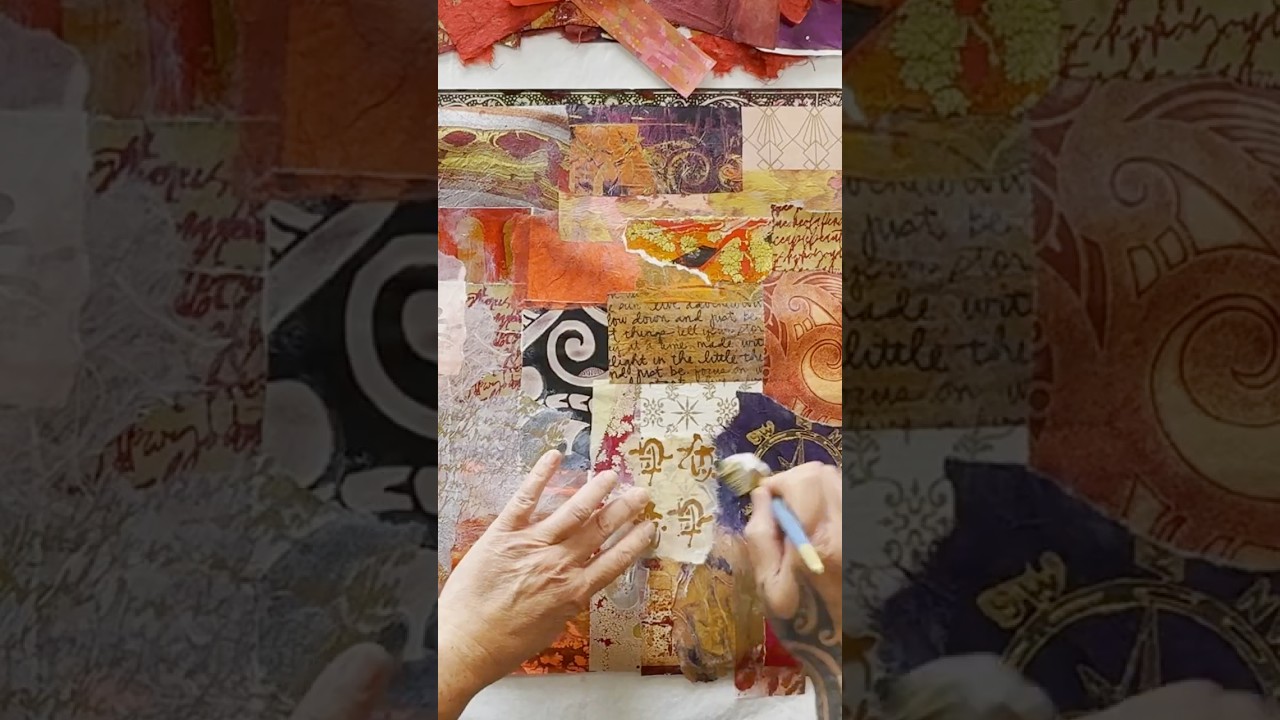 Transform Your Scraps into a Mesmerising Mixed Media Masterpiece.
