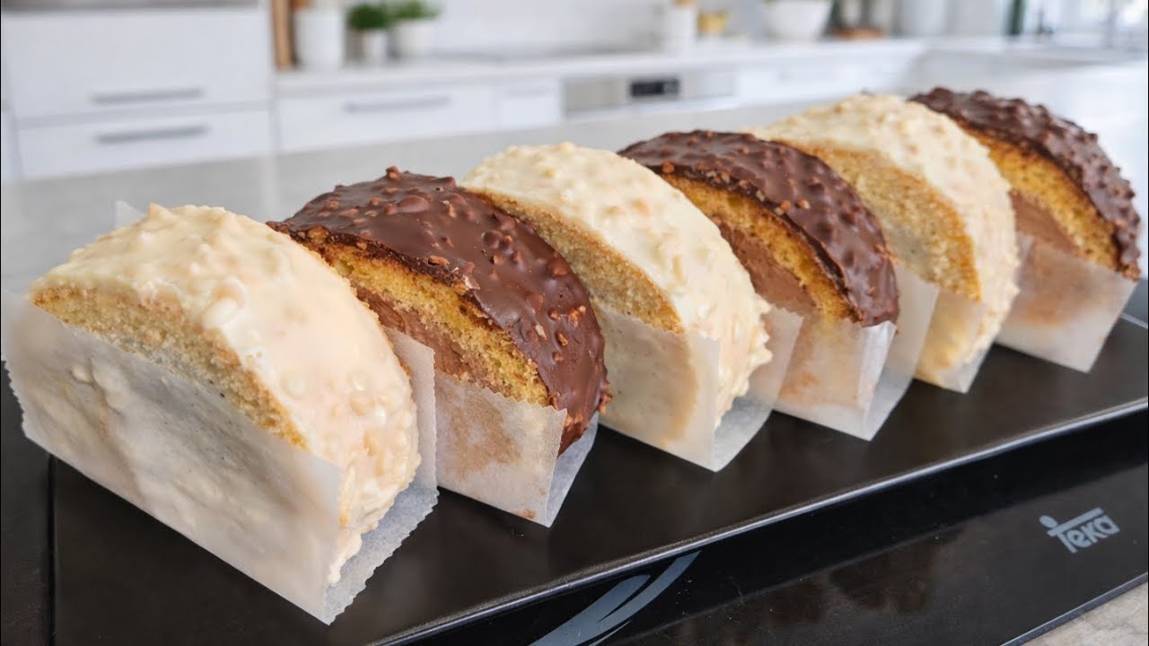 Cel mai simplu desert DUO: ruladă pufoasă cu vanilie și ciocolată | Rulada duo care iese din prima😋