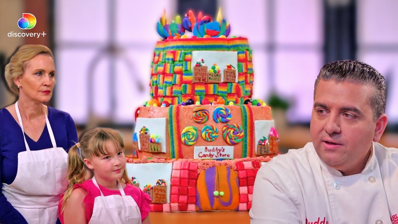 Amazing cake decorator facing sugar chaos | Buddy's Big Bakedown S1 E5 | discovery+