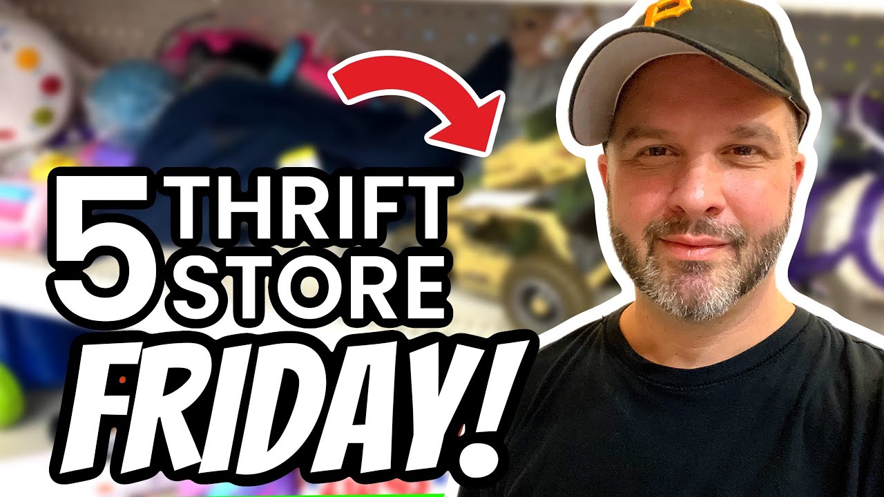 5 Thrift Store Friday!! The Happiest Day of The Week! #thriftwithme