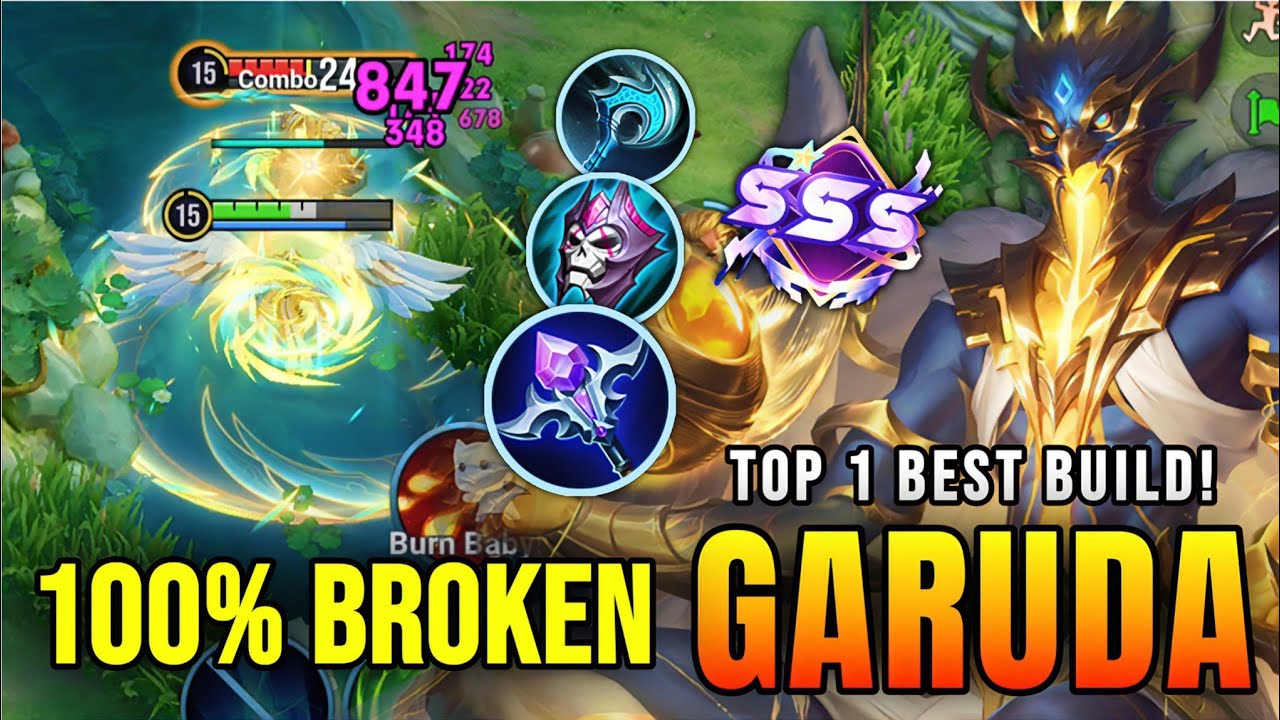 НОВЫЙ ГЕРОЙ: Смертоносный мидер Гаруды! 100% урона от Broken! Топ-1 лучших сборок | Honor of Kings