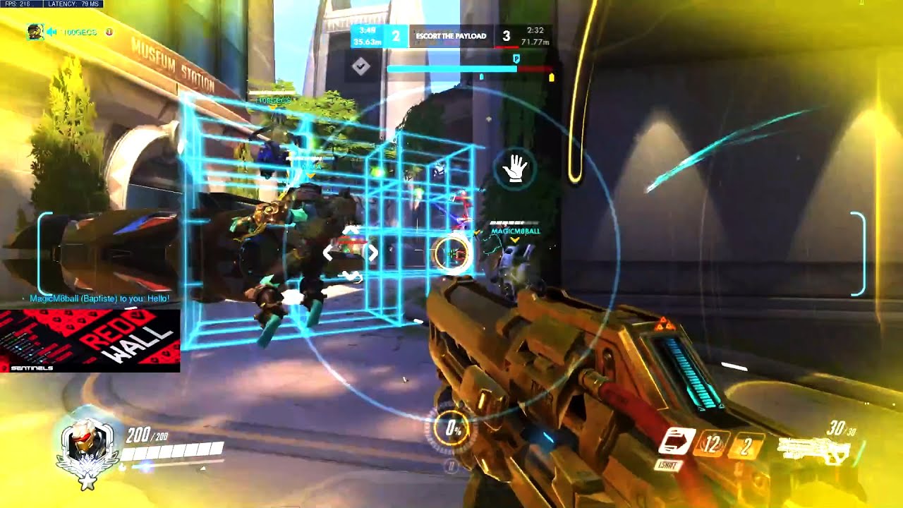 Surefour Top 153 Ashe and Soldier 76 gameplay! [ Overwatch Season 27 Top 500 ]