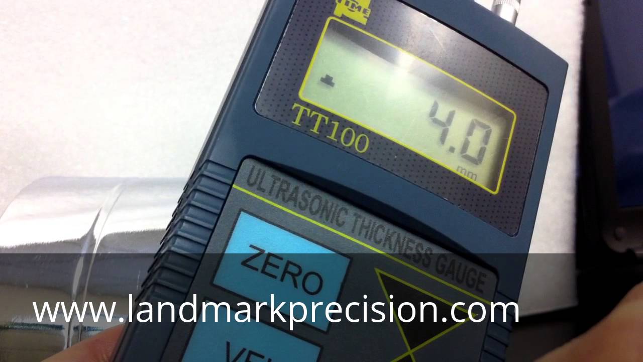 Ultrasonic thickness gauge TT100 - how to check velocity of known thickness