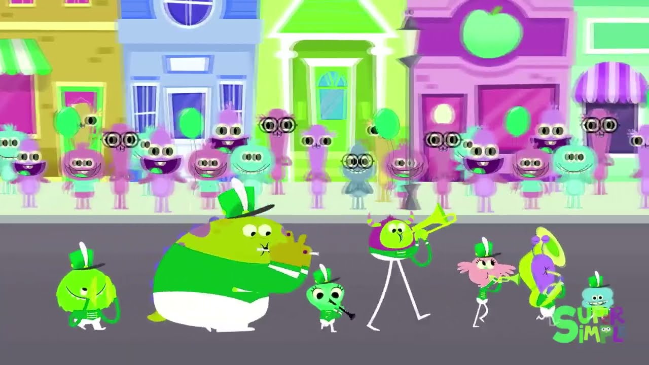 Super Simple Songs When The Band Comes Marching In Intro Logo Sponsored Klasky Csupo 2001 Effects