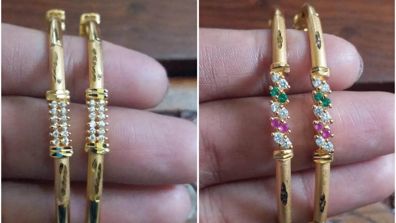 Daily wear one gram gold bangles||latest light bangles Design# latestbanglesdesign