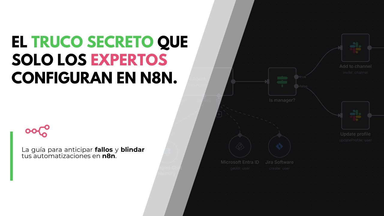 El Secreto casi Oculto de n8n: Domina los Errores Antes de que Destruyan Tus Automatizaciones.