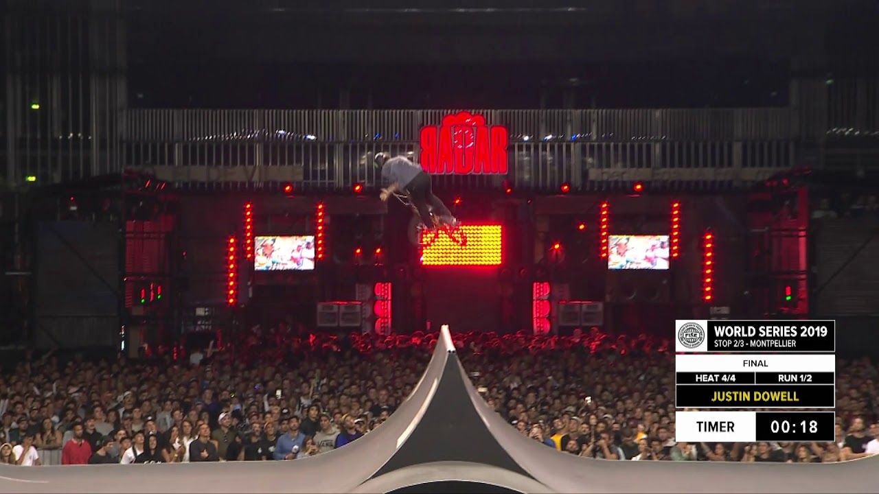 Justin Dowell | 3rd place - BMX Freestyle Park Spine Ramp Pro Final | FISE Montpellier 2019