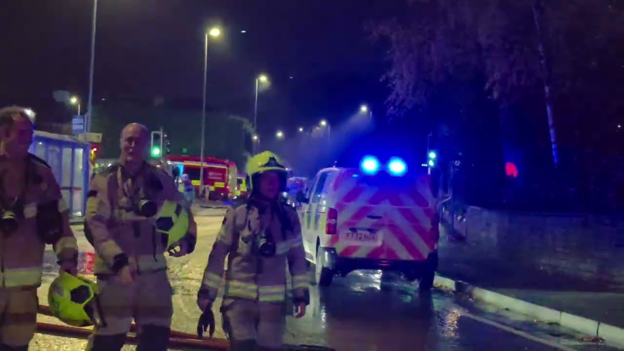 Firefighters are currently tackling large blaze at Ritz Ballroom in Brighouse