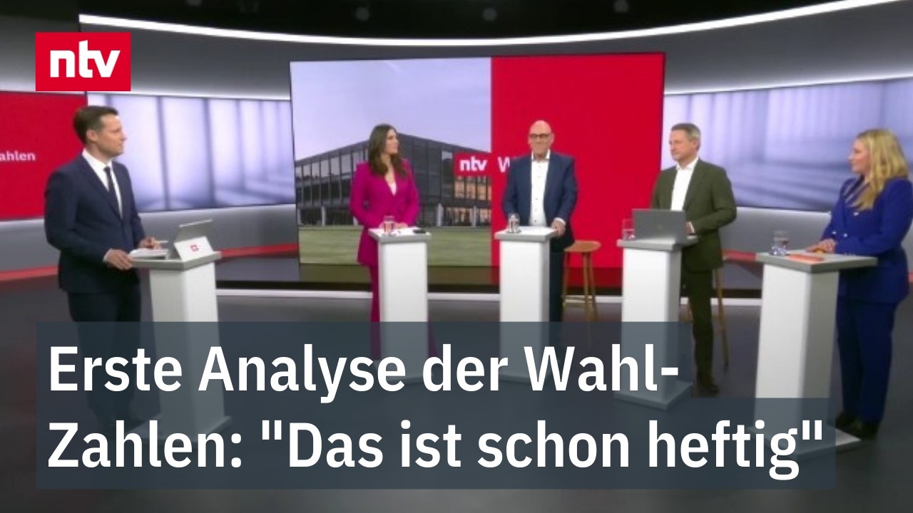 Erste Analyse der Wahl-Zahlen: 