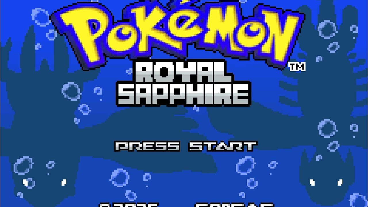 Pokemon Royal Sapphire:#1 um inicial bem diferente 