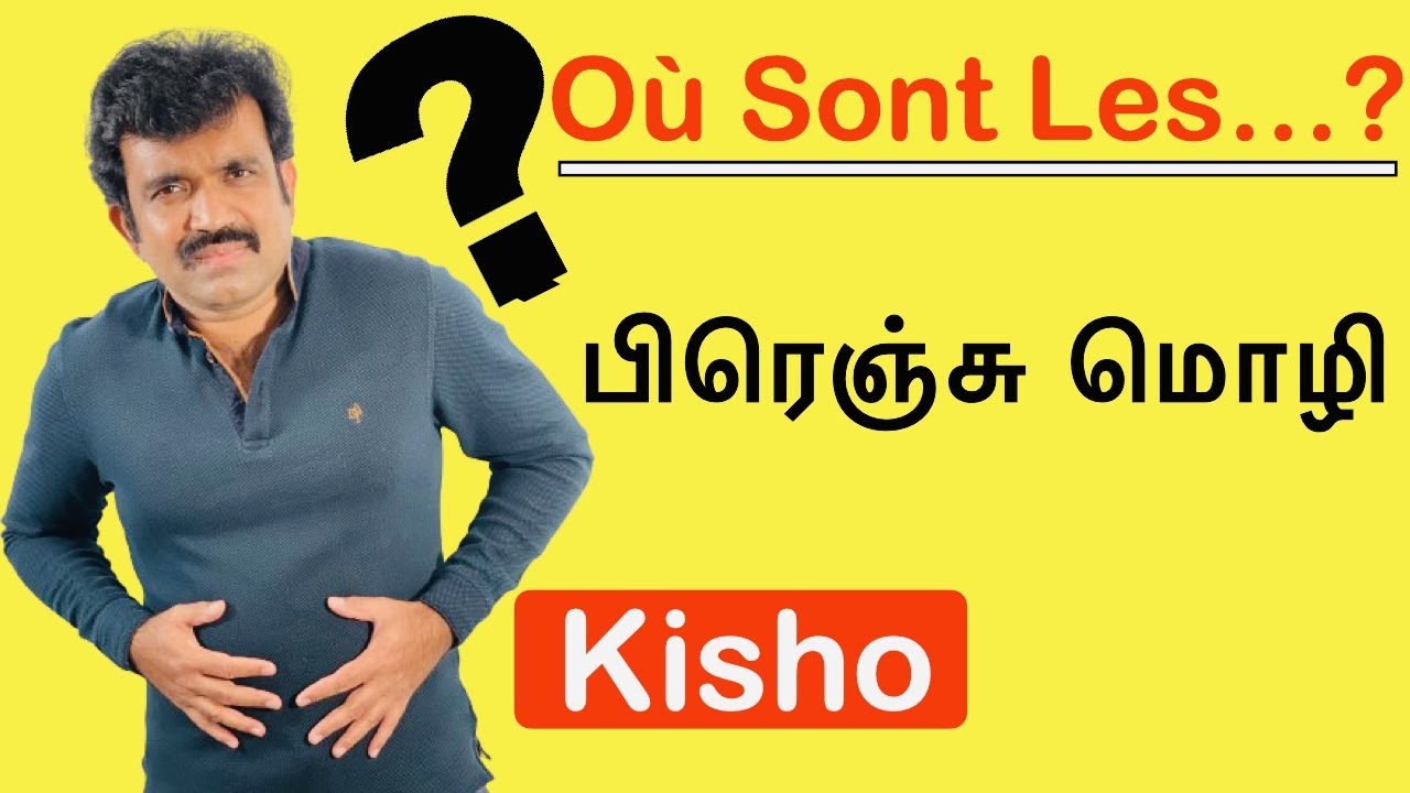 Où Sont Les...... ? தமிழில் பிரெஞ்சு மொழி l Kisho
