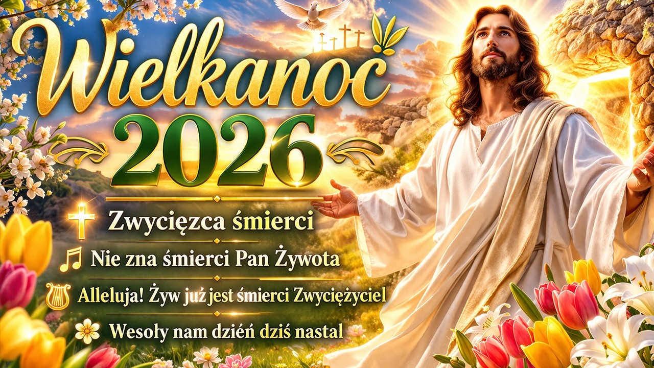 Pieśni Wielkanocne 2026 🐣 Alleluja, Zwycięzca Śmierci i Najpiękniejsze Polskie Pieśni na Wielkanoc