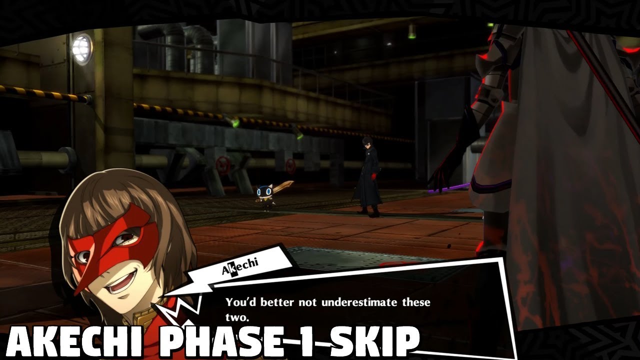 Persona 5 Royal - Boss Akechi Phase 1 Skip