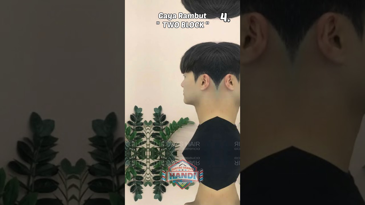 Gaya Rambut TWO BLOCK Haircut 