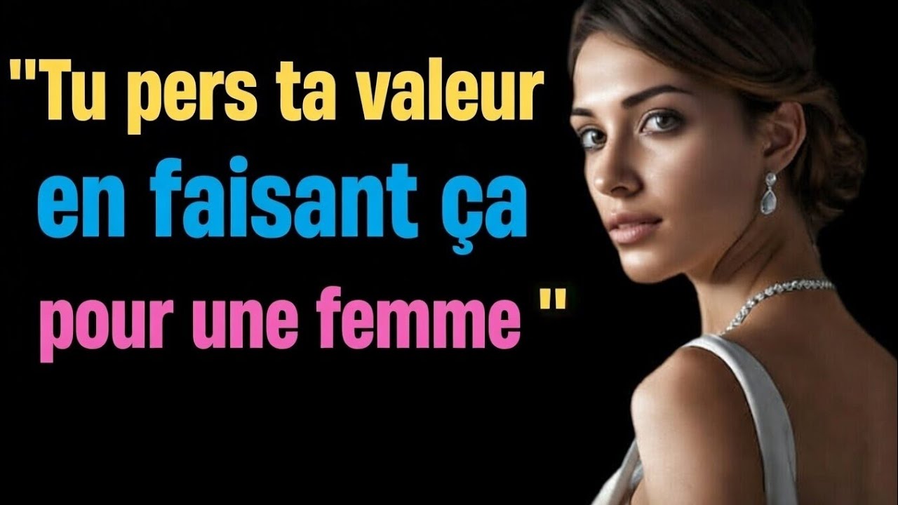 99 % des hommes perdent leurs valeurs en faisant ces 8 choses avec une femme
