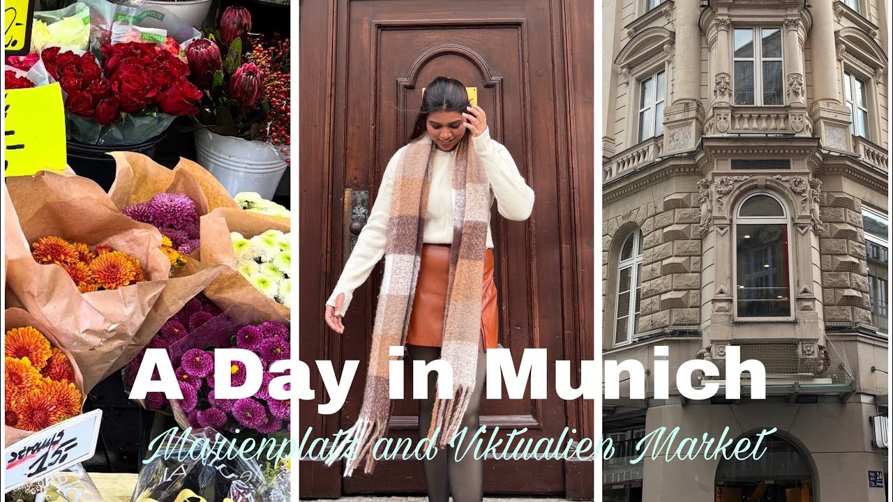 A day in Munich Germany(Marienplatz and Viktualienmarkt) 