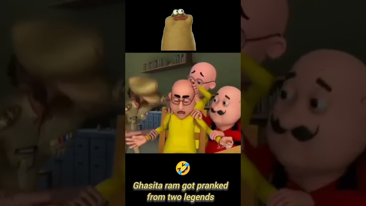 "Ghasitaram Gets Pranked by Motu Patlu – Two Legends, One Epic LOL!"