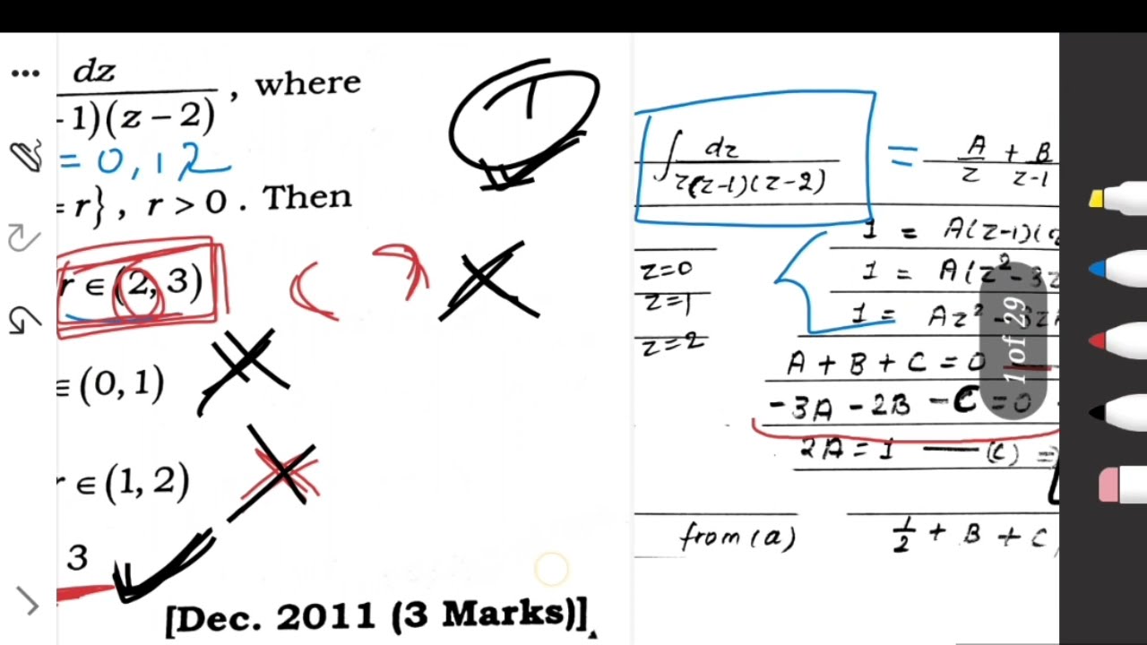 Complex Integration -Contour integral Cauchy Integral |Complex Analysis