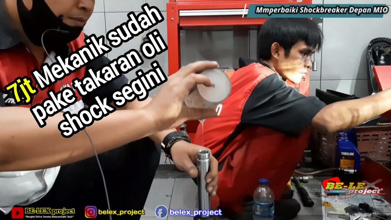 Memperbaiki dan Membuat Shockbreaker Depan Mio Empuk Seperti Baru Lagi [ Mekanik Yamaha ]