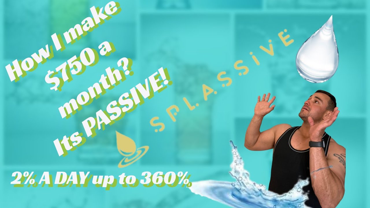 Splash Network!!!!!!  Making Passive Income!!!! 2% Daily!!!