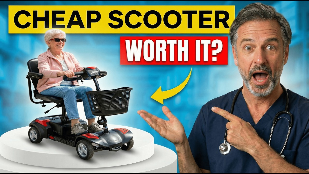 Is This $1000 Mobility Scooter Worth It? Drive Scout LT Review (12 AH vs 24 AH Battery)