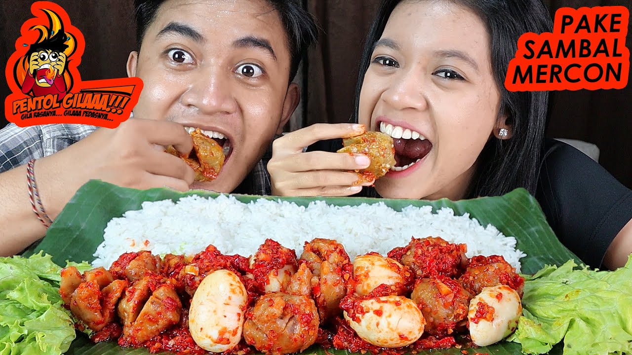 MUKBANG PENTOL GILAAAA PAKE SAMBAL MERCON PEDES M4MPUUUUUUS!!! MUKBANG INDONESIA