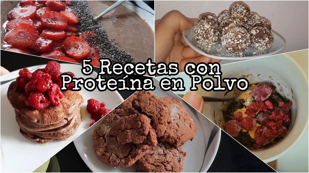 5 Recetas con Proteína en Polvo