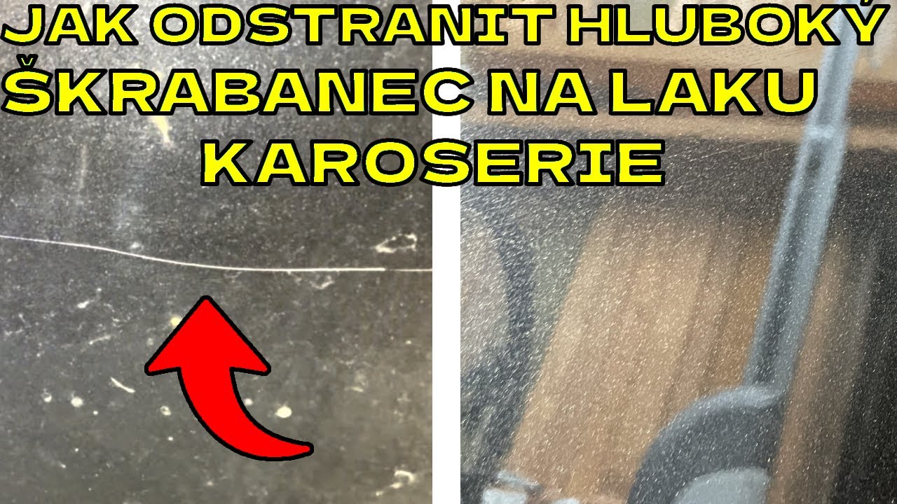 Jak opravit škrábanec na autě