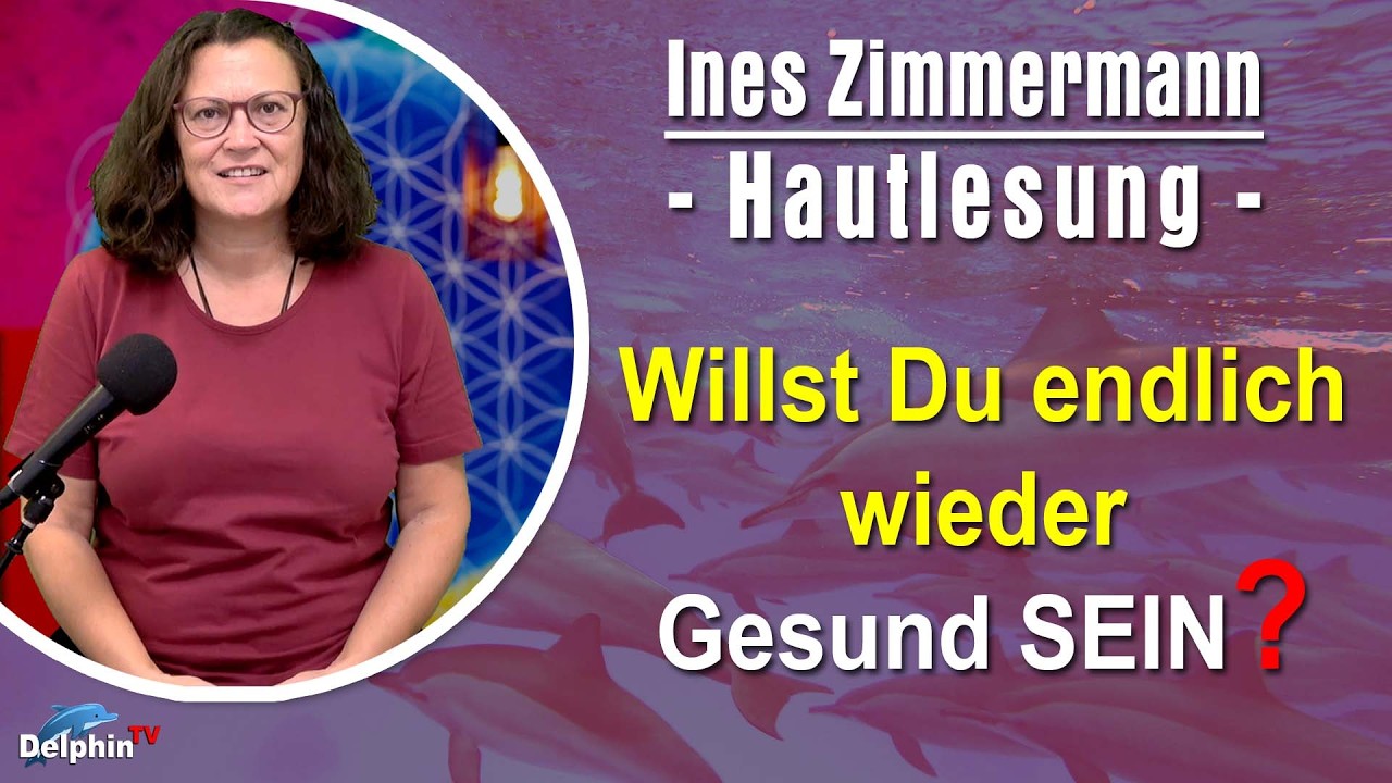 Willst Du endlich wieder Gesund SEIN?  | Ines Zimmermann - Hautlesung
