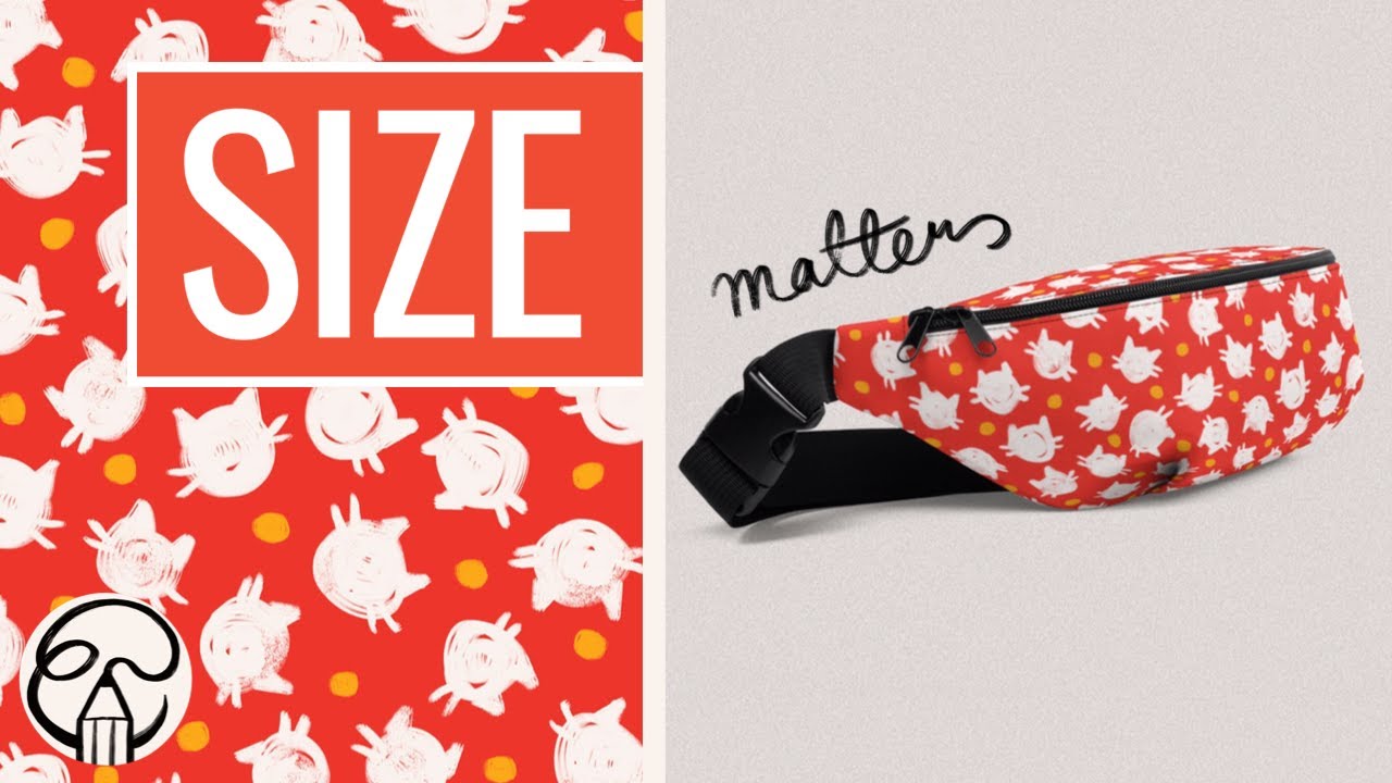 SIZE & RESOLUTION: Pattern Design in Photoshop 🔴 Redbubble & Printful Products