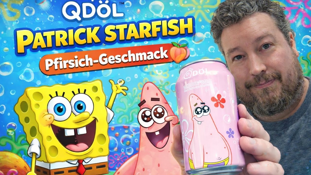 QDOL Patrick Starfish Wasser mit Pfirsich Geschmack aus China Review und Test 